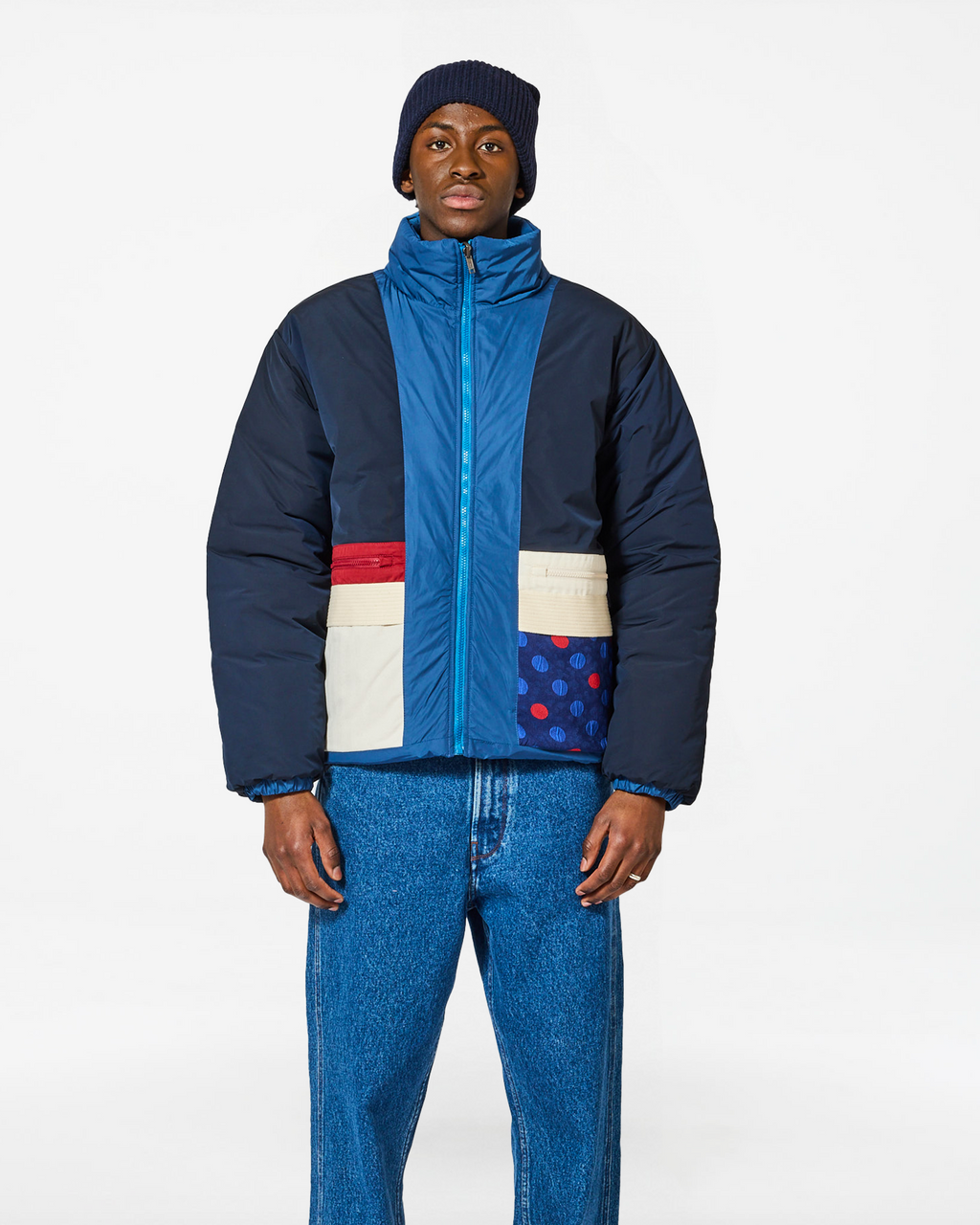 TOBIAS INGA COAT FADED BLUE