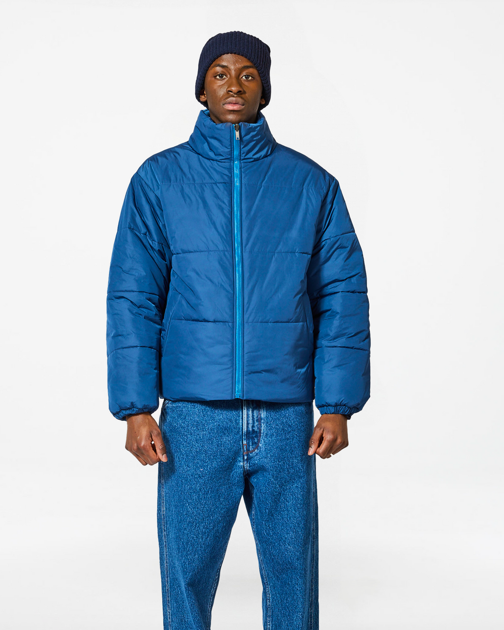 TOBIAS INGA COAT FADED BLUE