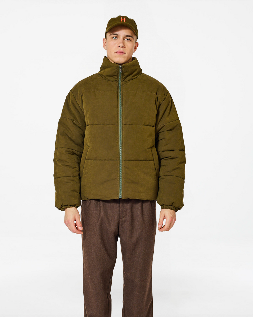 TOBIAS PEACH COAT KHAKI