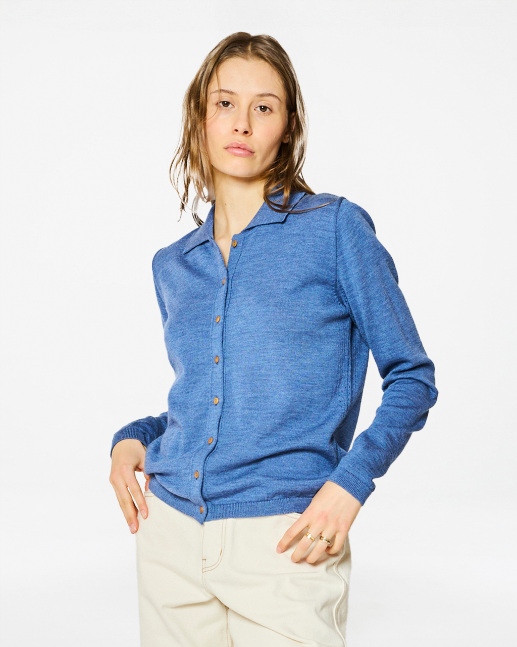 PULL DAHLIA MERINO BLUE LAKE