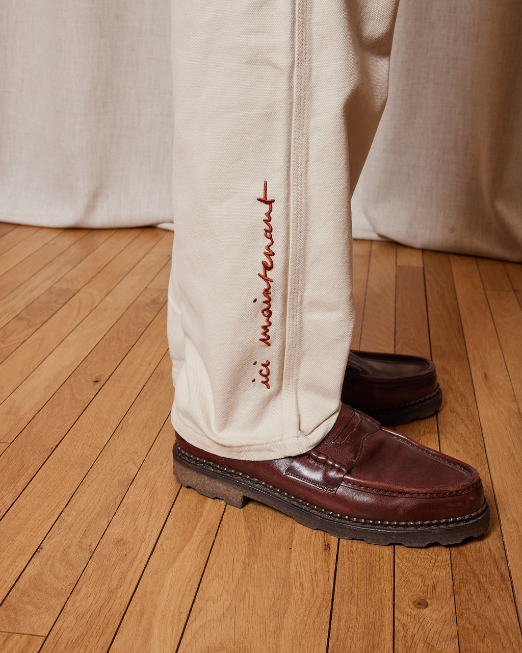 DAVID MANTRA CREAM TROUSERS