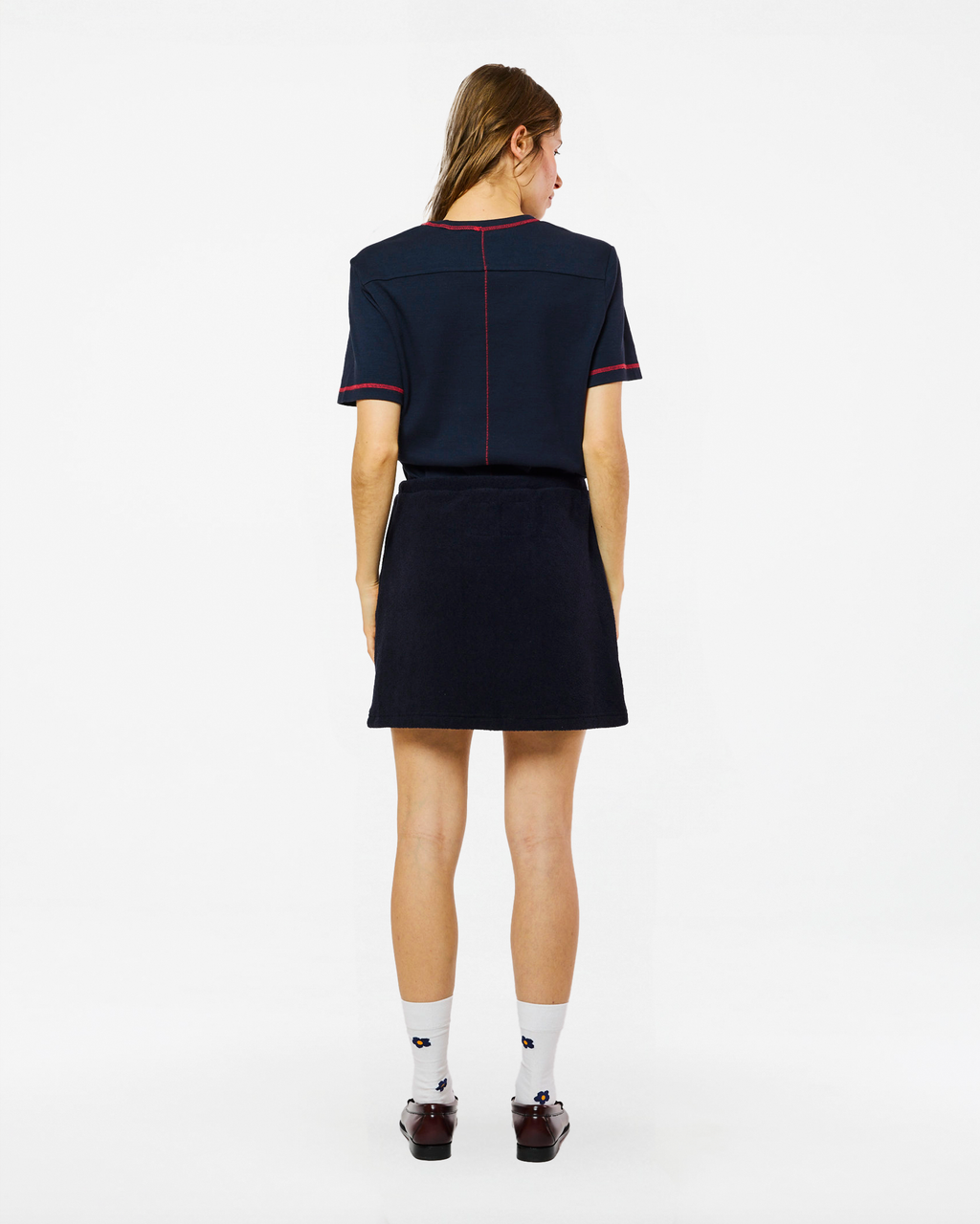 JUPE DEMETER DARK NAVY