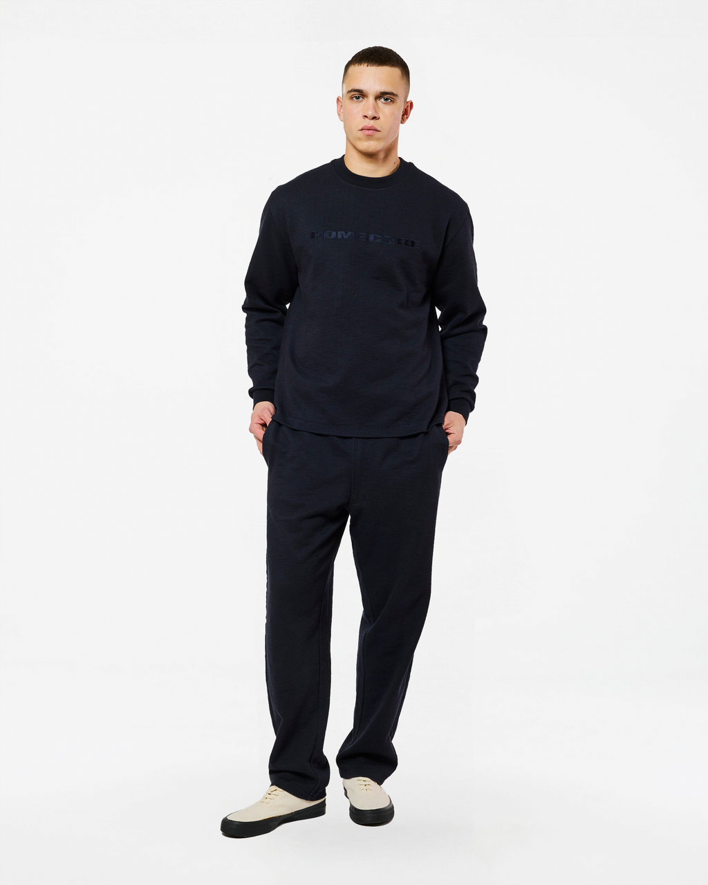 T-SHIRT MANCHES LONGUES EARL GRAINE DARK NAVY