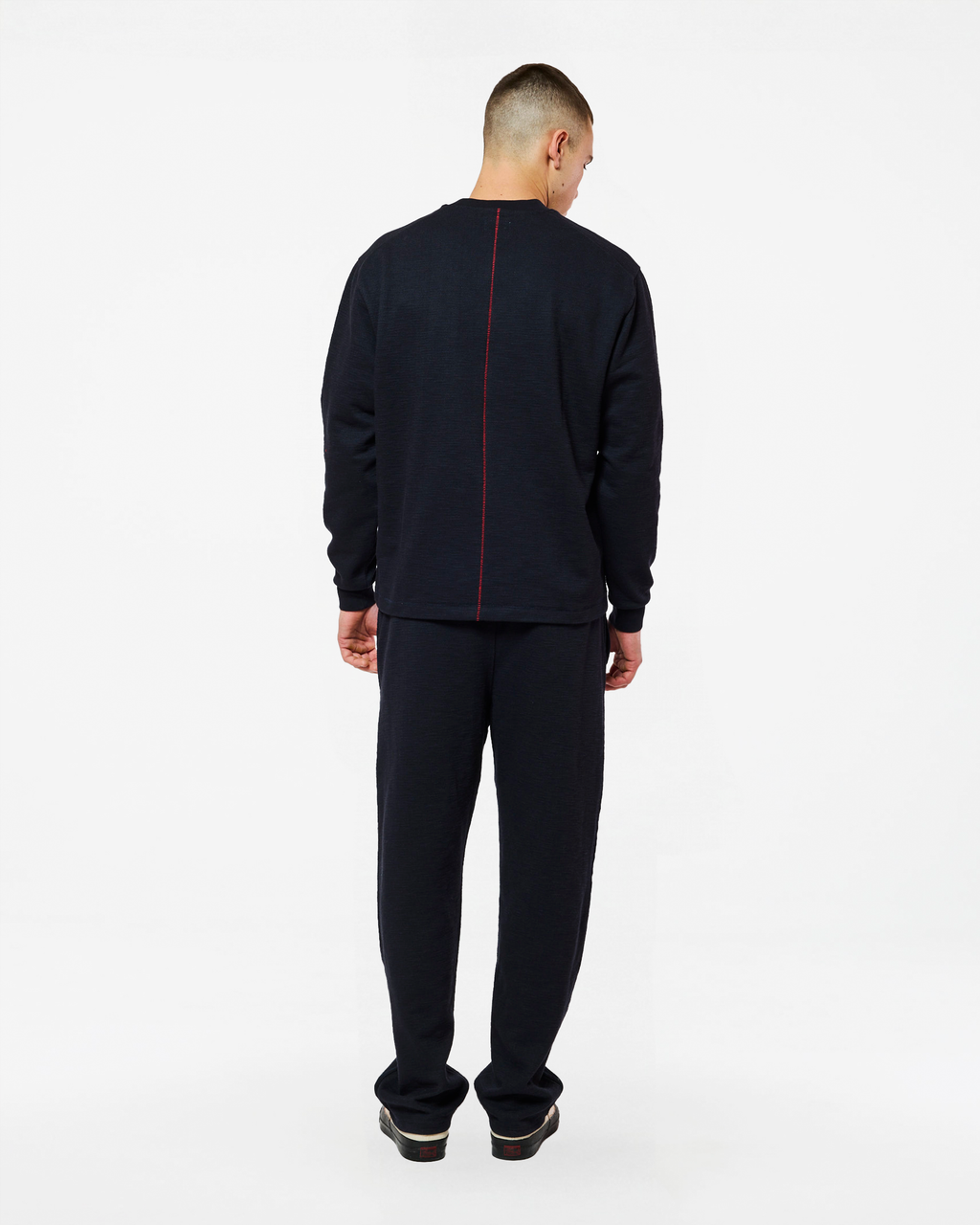 T-SHIRT MANCHES LONGUES EARL GRAINE DARK NAVY