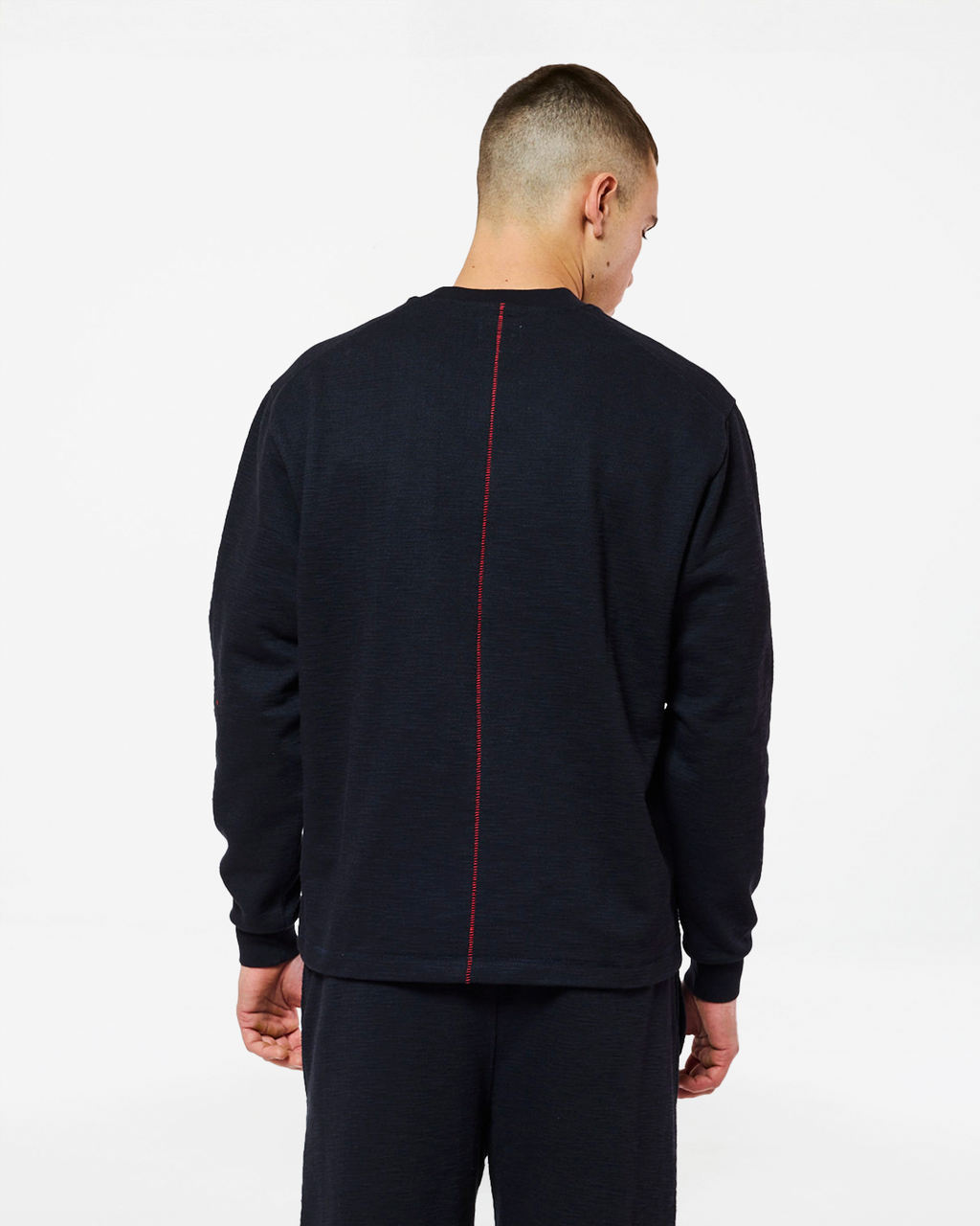 T-SHIRT MANCHES LONGUES EARL GRAINE DARK NAVY