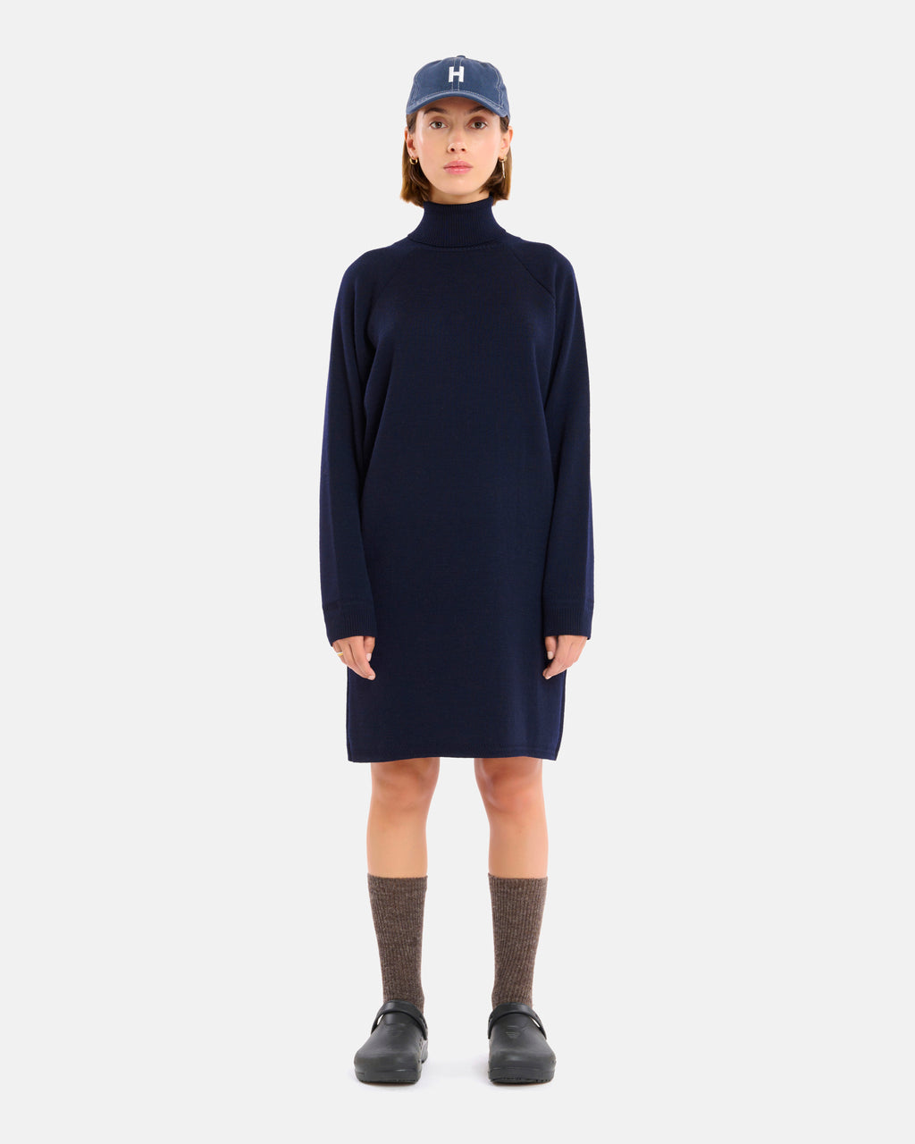 EMARINO NAVY DRESS