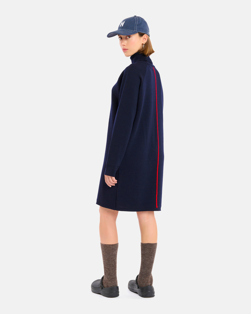 EMARINO NAVY DRESS