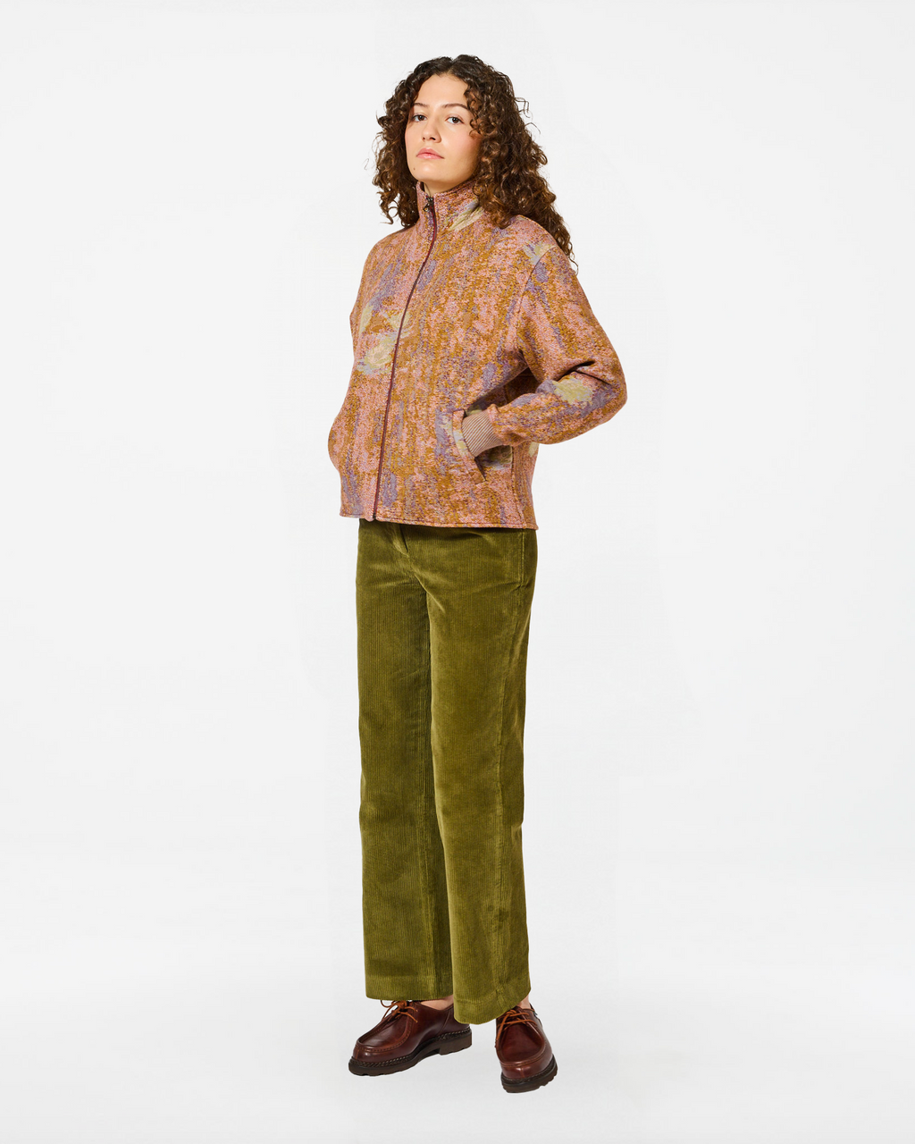 EMA NYMPHEAS JACKET MULTI-KHAKI