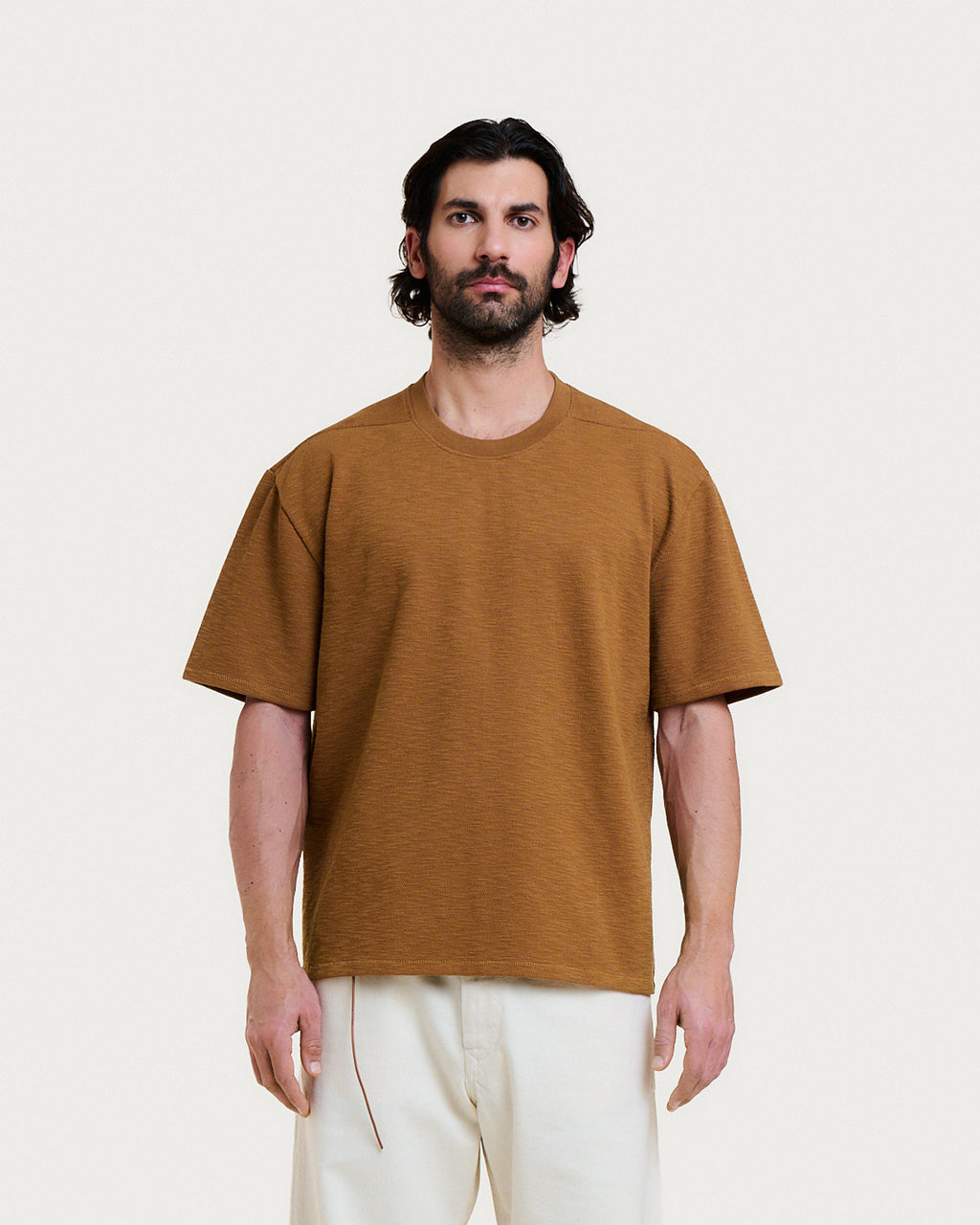 T-SHIRT EMILIO GRAINE ROOT BROWN