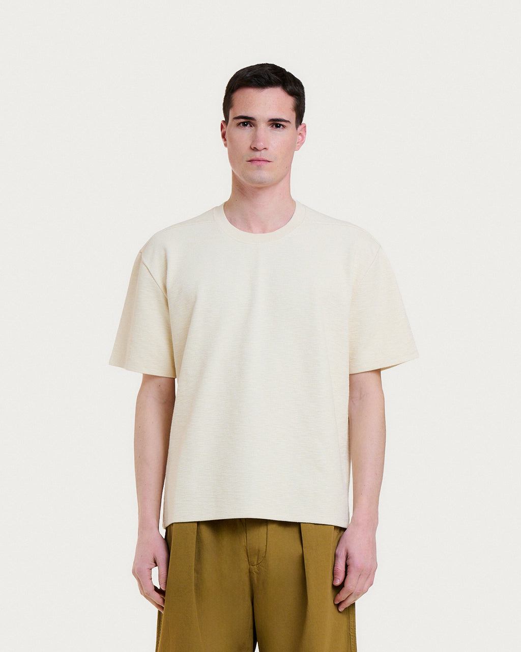 T-SHIRT EMILIO GRAINE CREAM