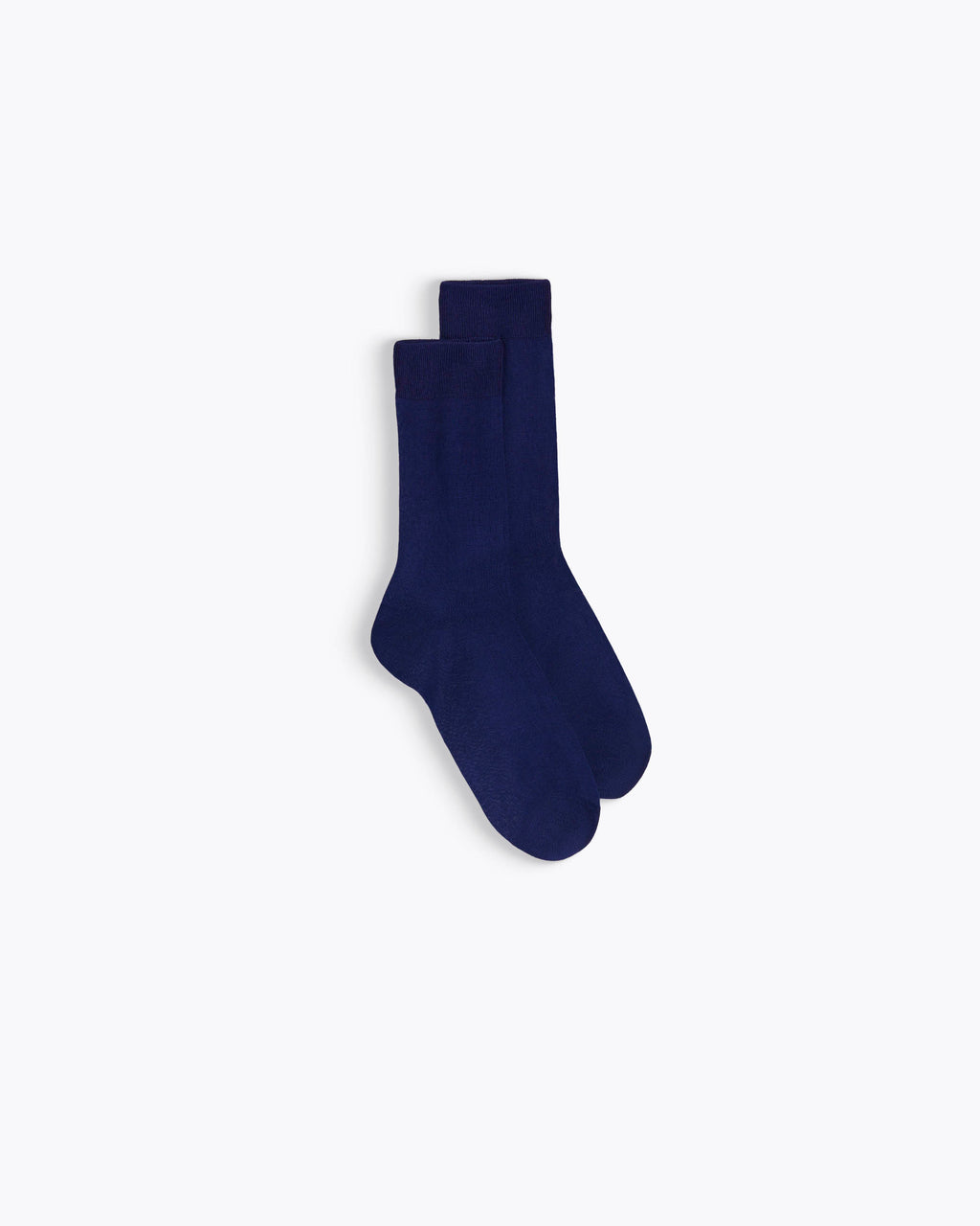 FINE COTTON NAVY SOCKS