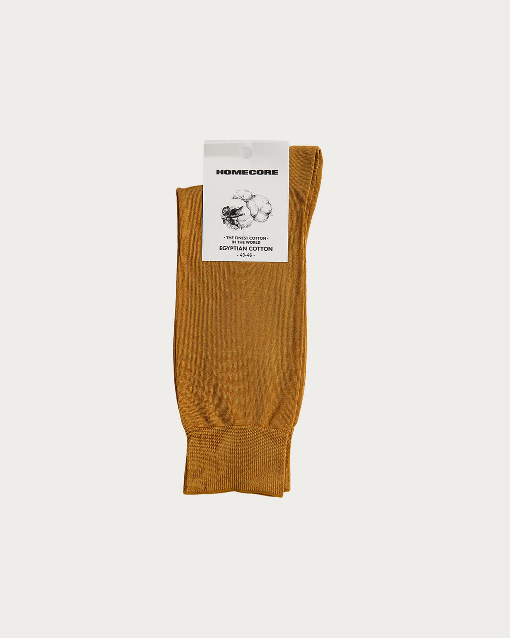 CHAUSSETTES COTON FIN CARAMEL