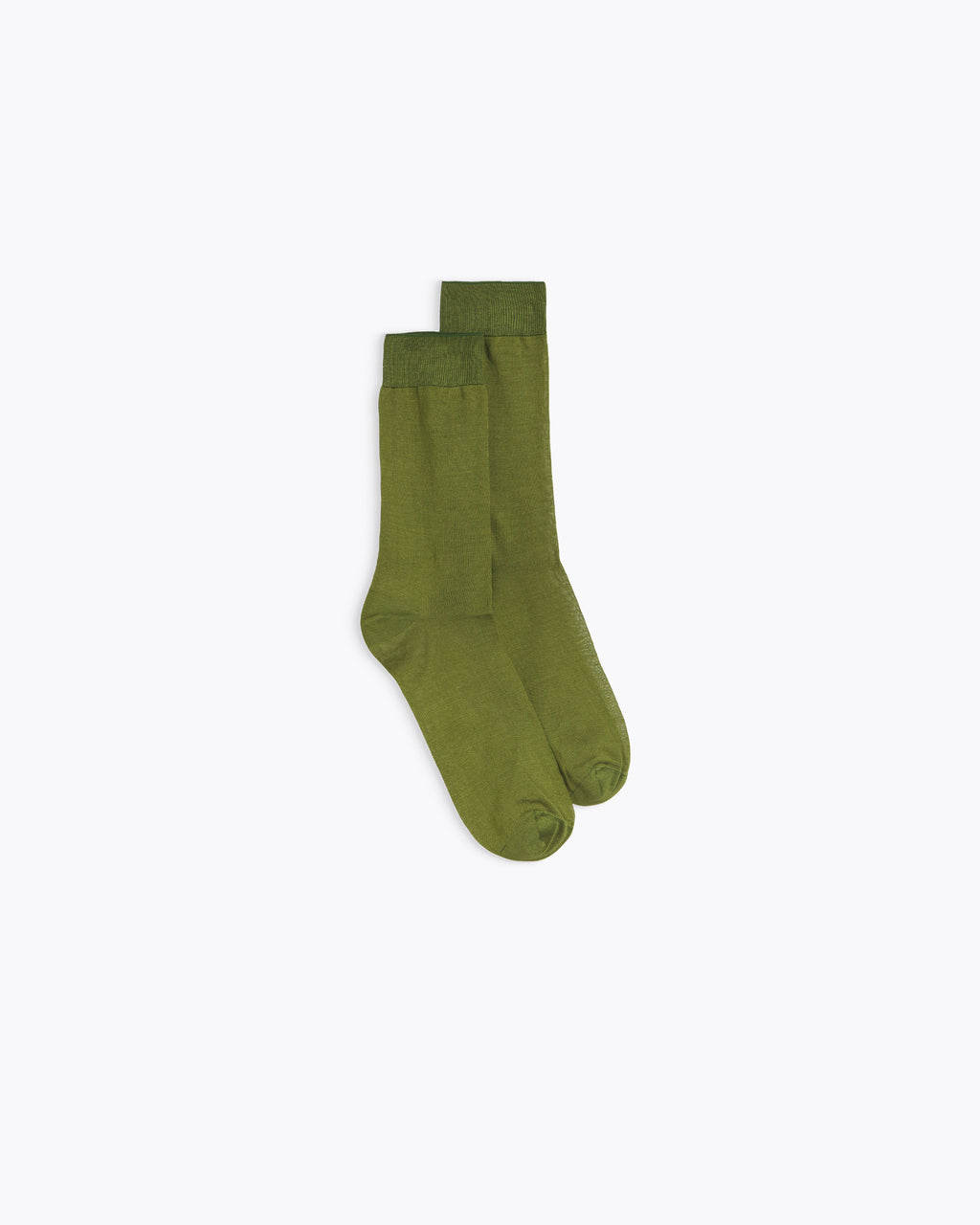 CHAUSSETTES FINE COTTON LIZARD GREEN
