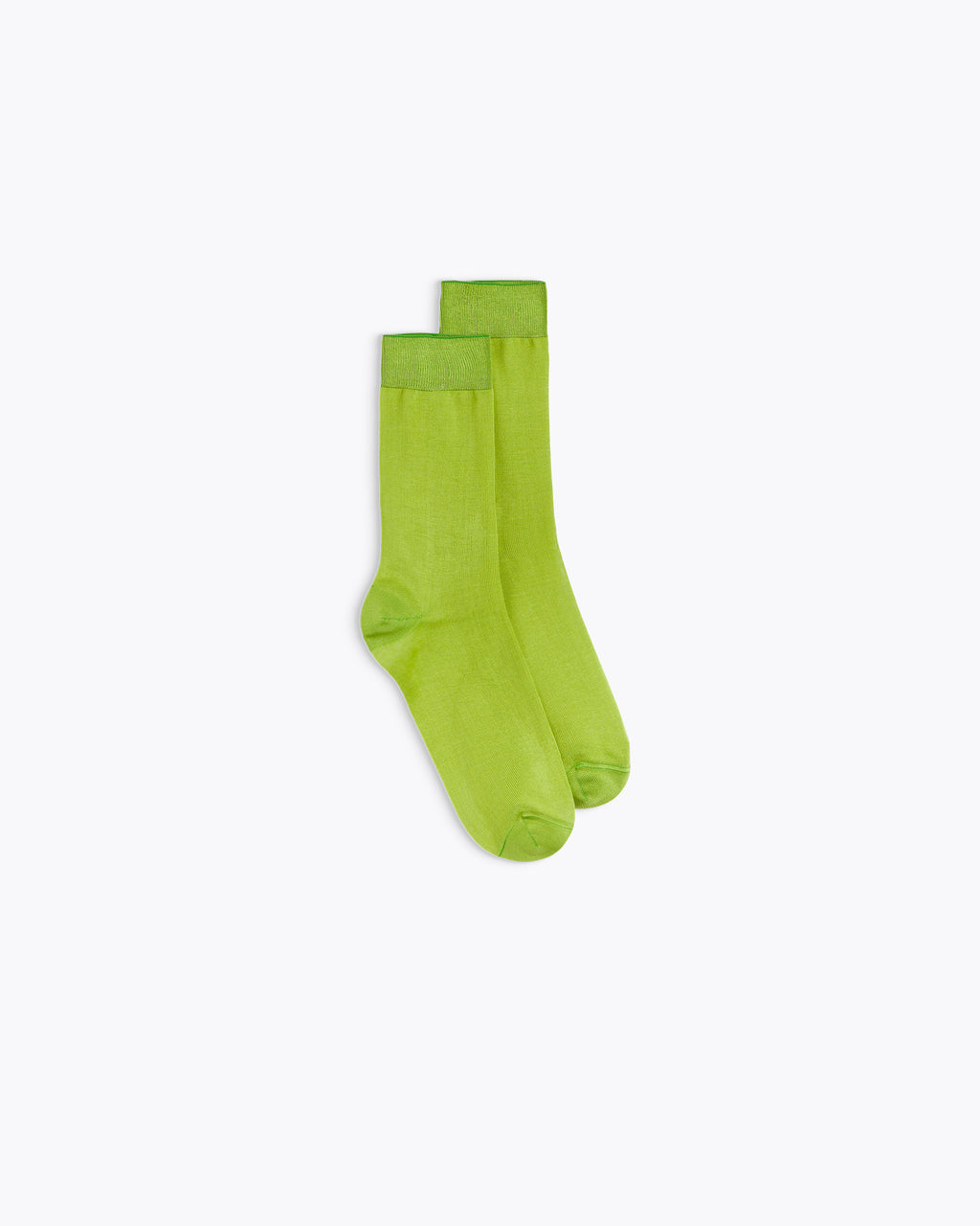 FINE COTTON SHAMROCK GREEN SOCKS