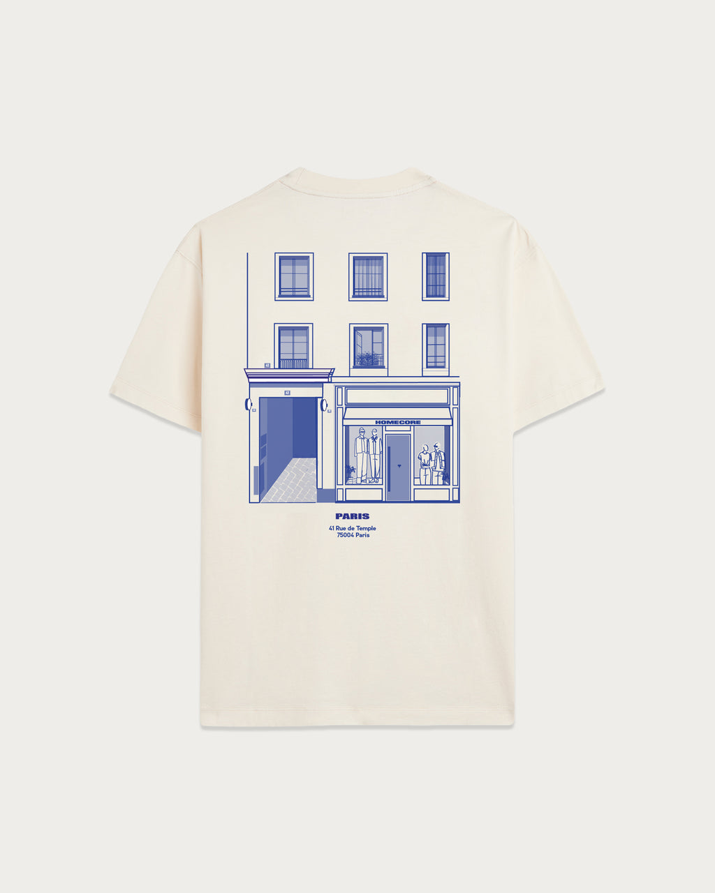 T-SHIRT PARIS 4 TEE CREAM