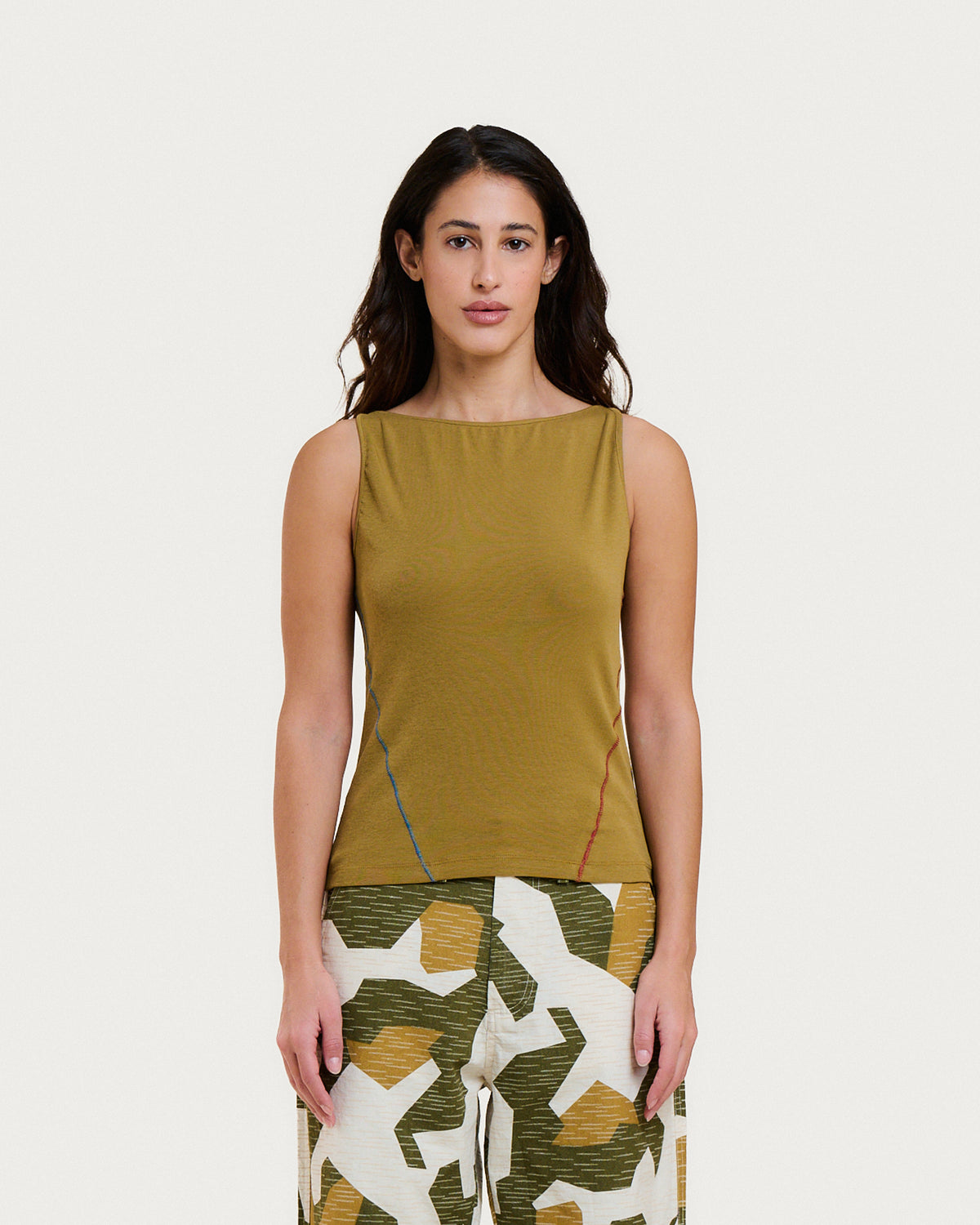 GRAZIA LIGHT DESERT BEIGE TANK TOP