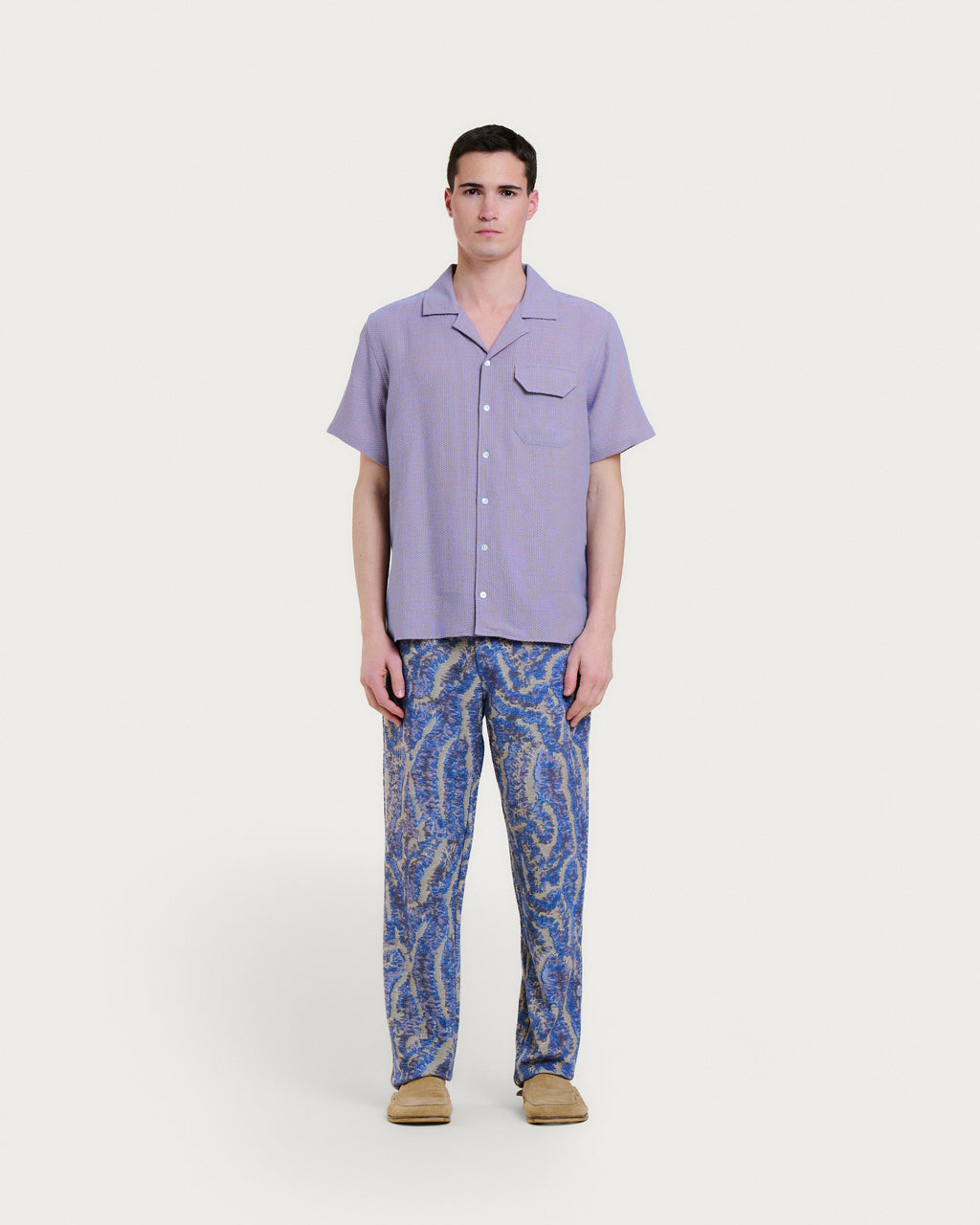 CHEMISE GUARDA NORI BLUE-ORANGE