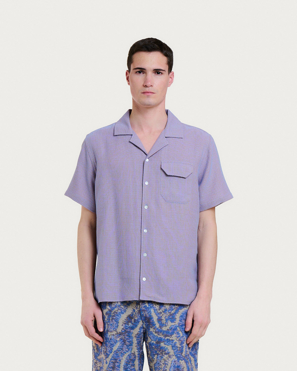 GUARDA NORI BLUE-ORANGE SHIRT