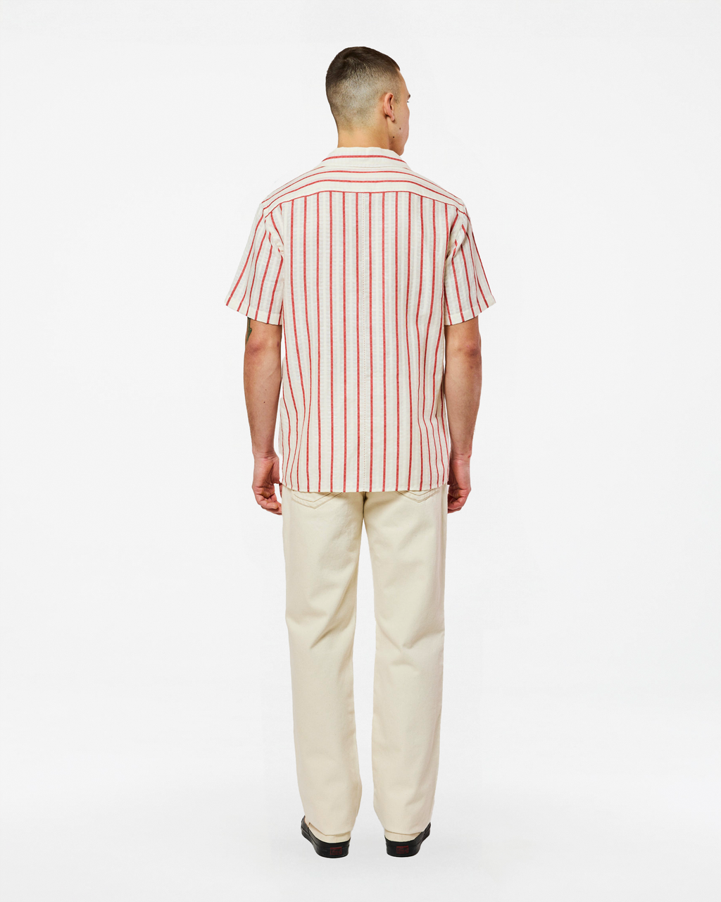CHEMISE GUARDA TRACKS CREAM-RED