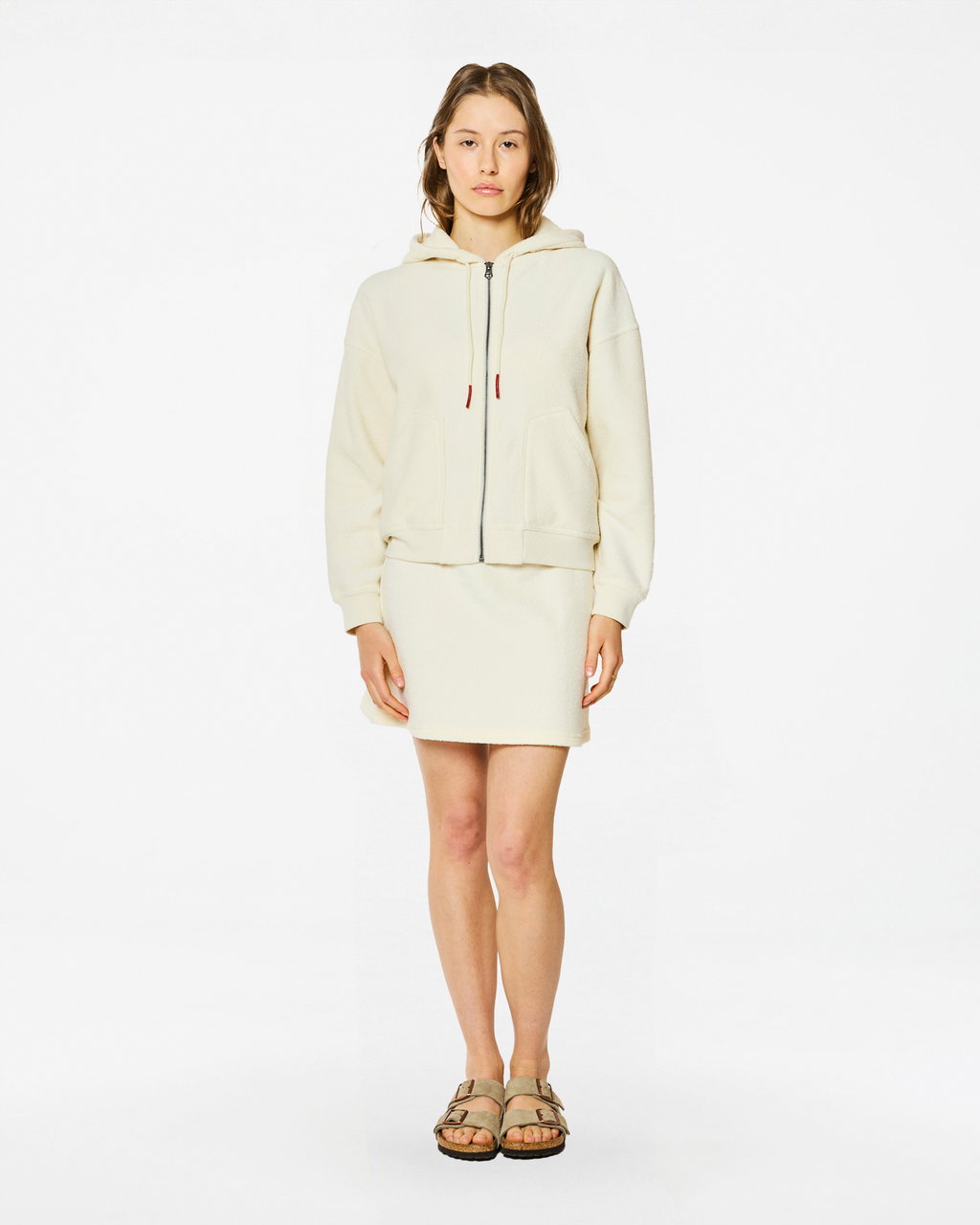 SWEAT À CAPUCHE HERA ECRU