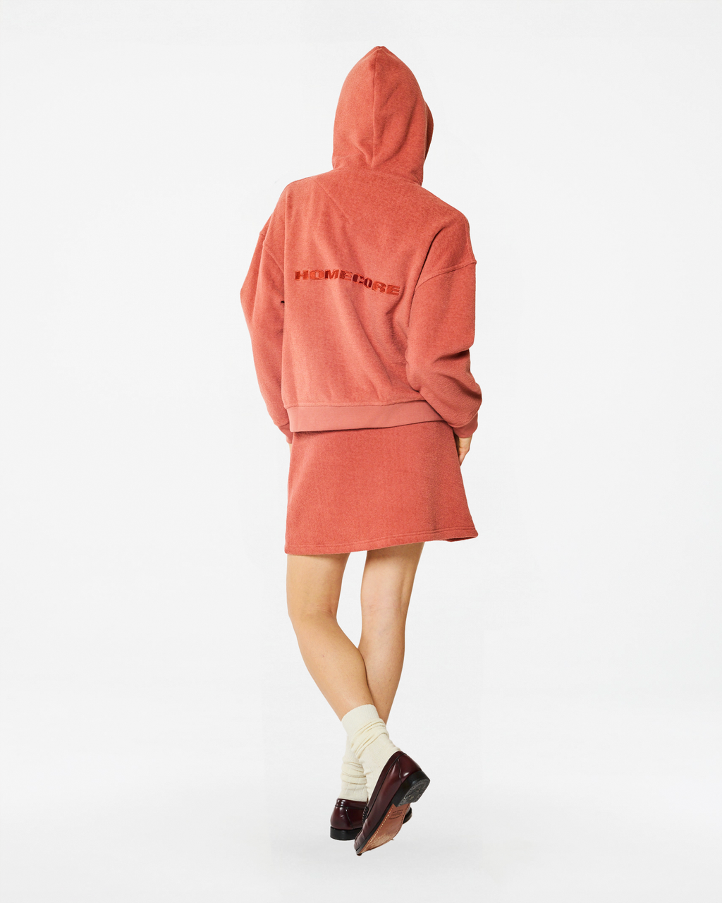 SWEAT À CAPUCHE HERA PINK CLAY