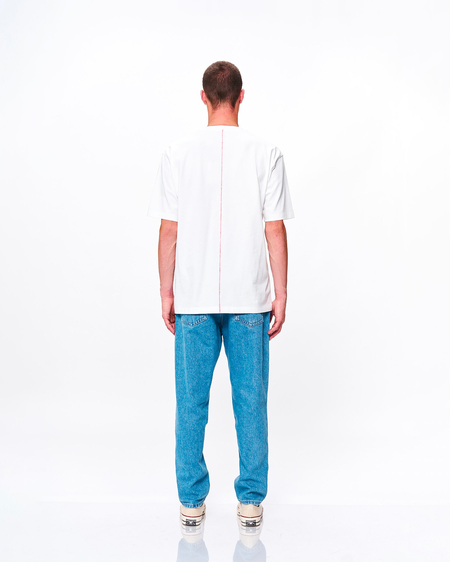 MKO BUBBLE TEE WHITE/RED