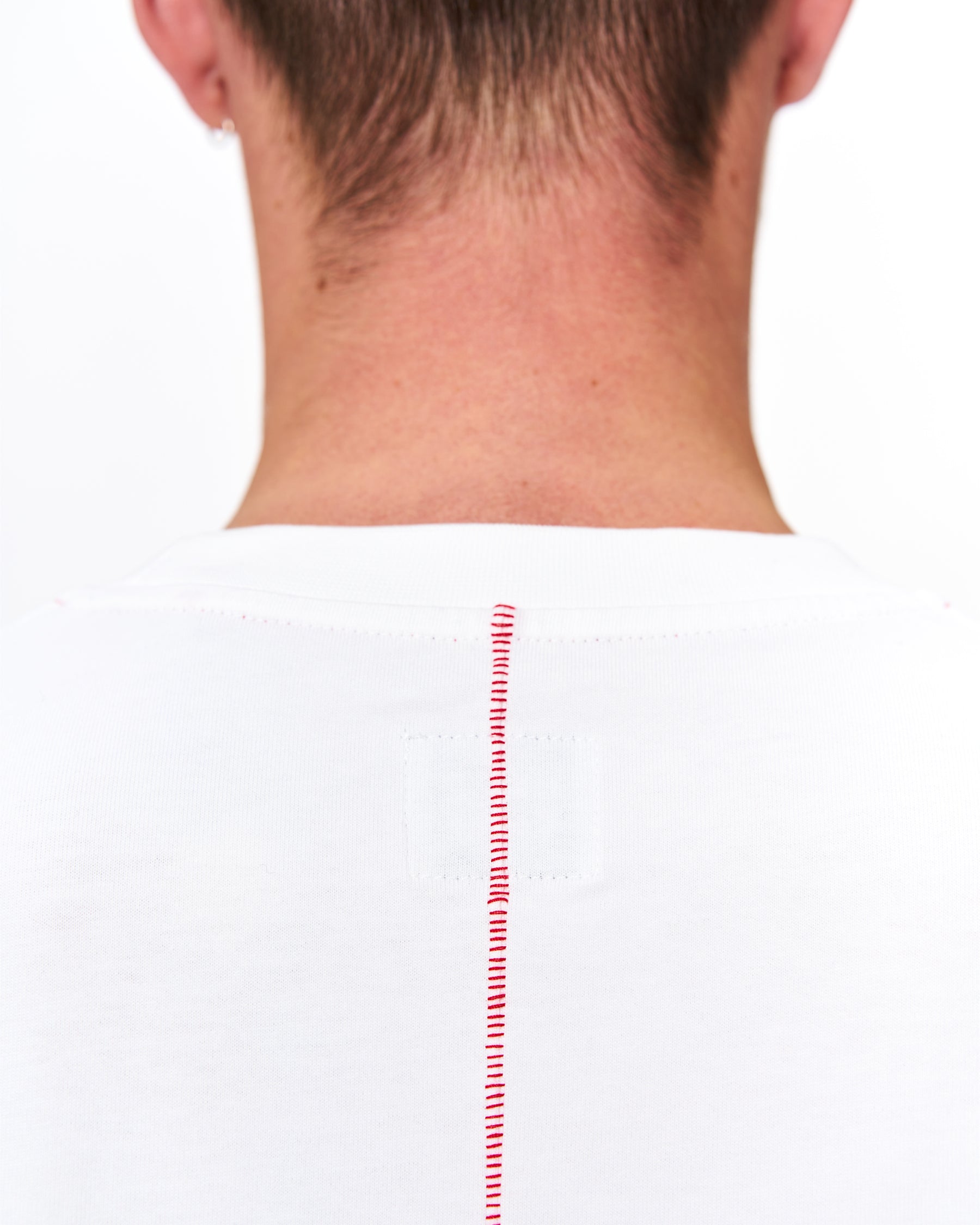 MKO BUBBLE TEE WHITE/RED