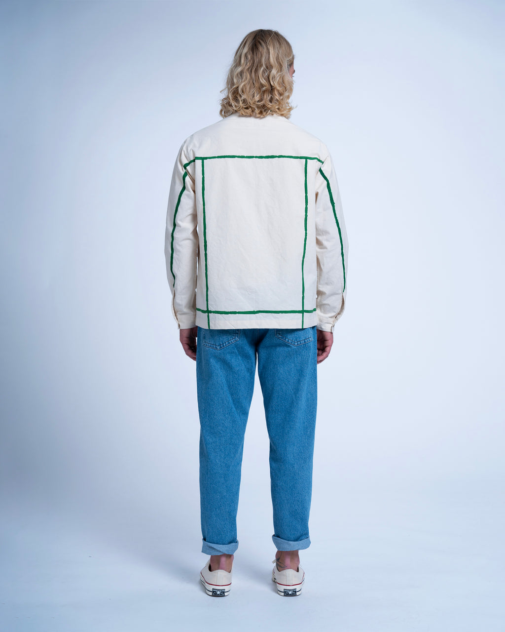 VESTE PERMAS GREEN STRIPES