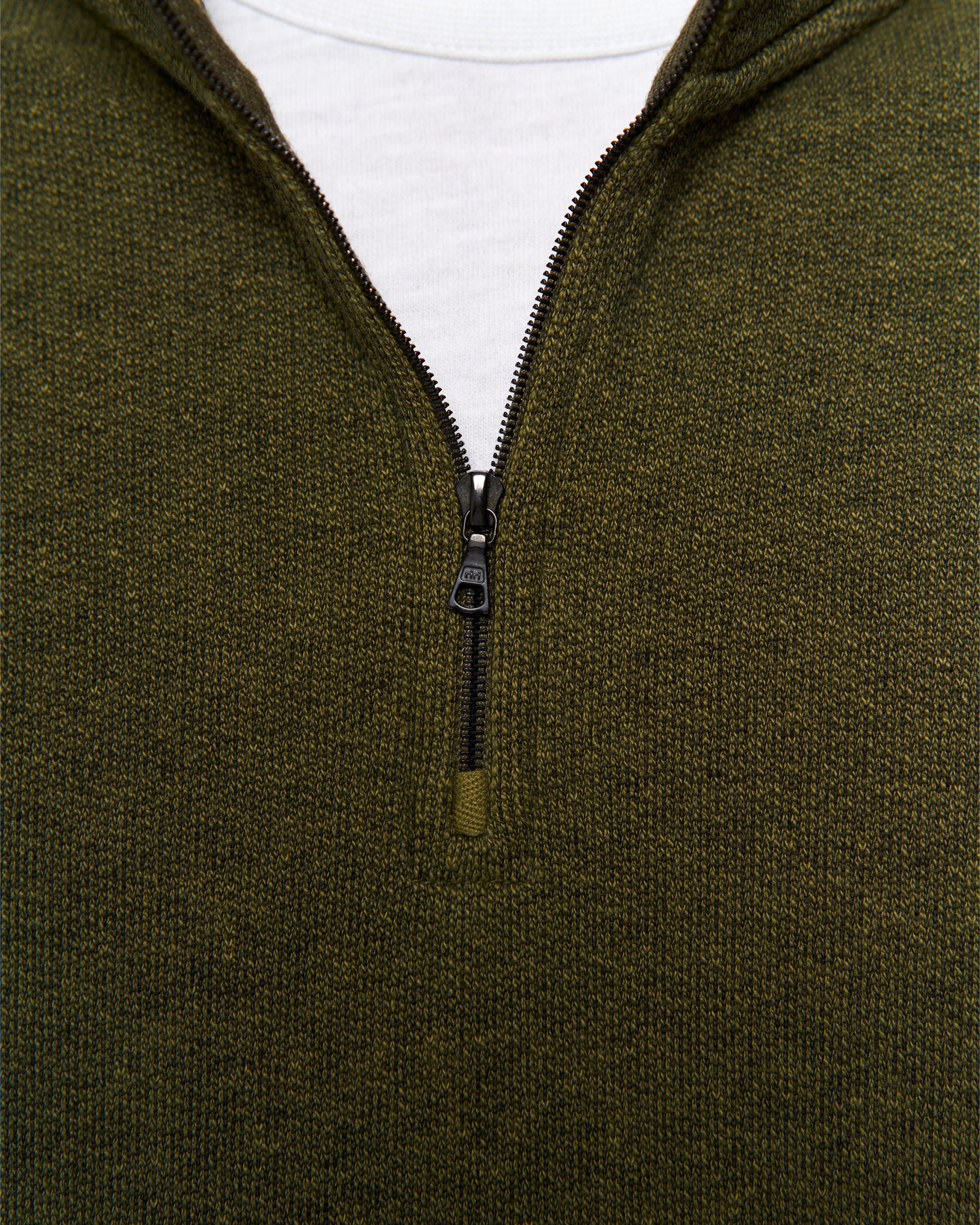 TERRY HALFZIP ARMY GREEN