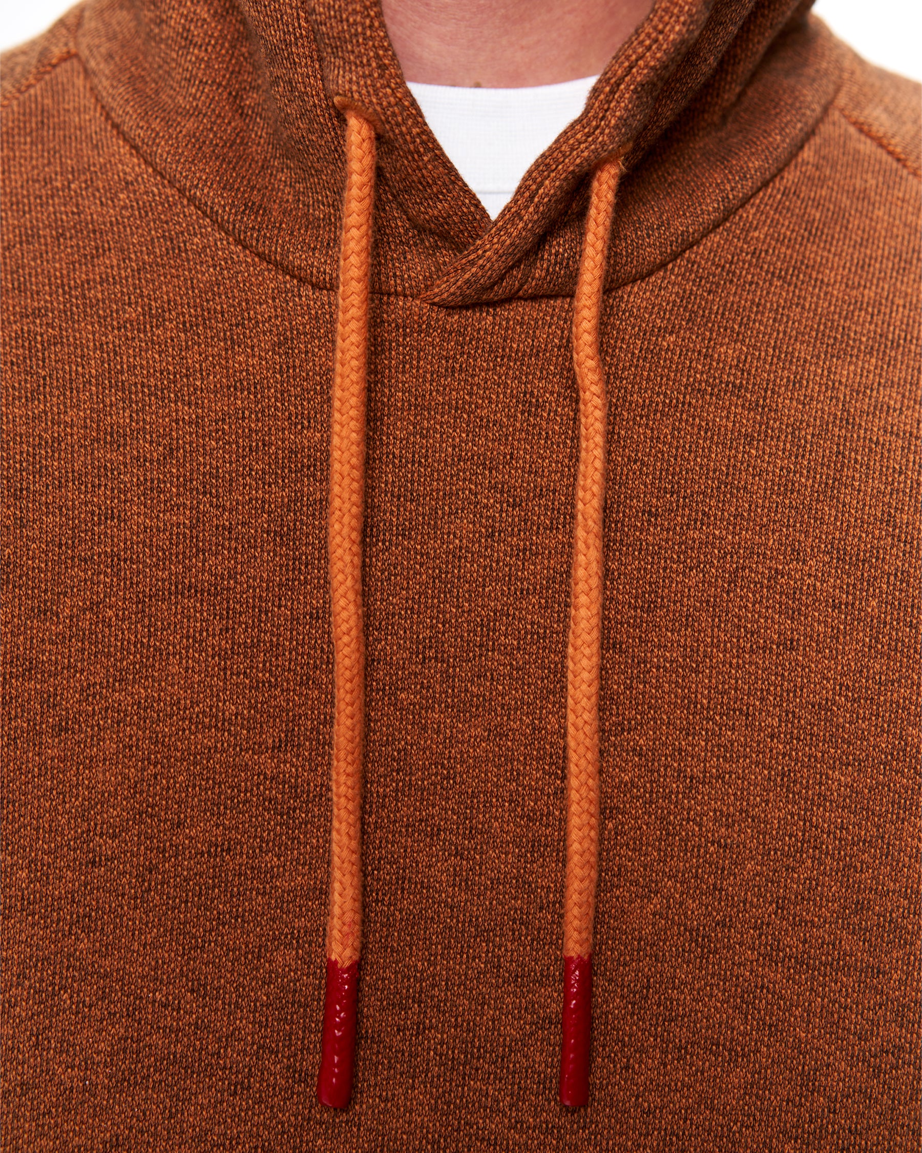 TERRY HOODIE PALE BRICK