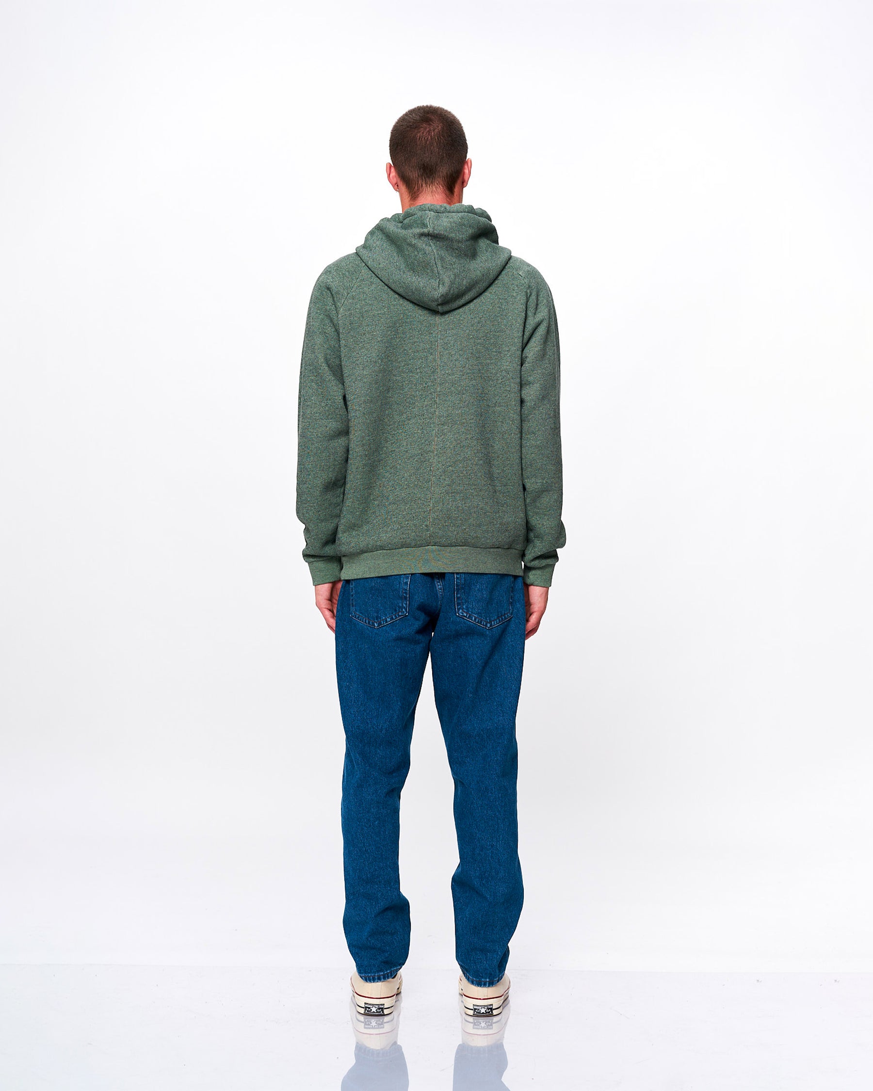 TERRY HOODIE GREEN SMOKE