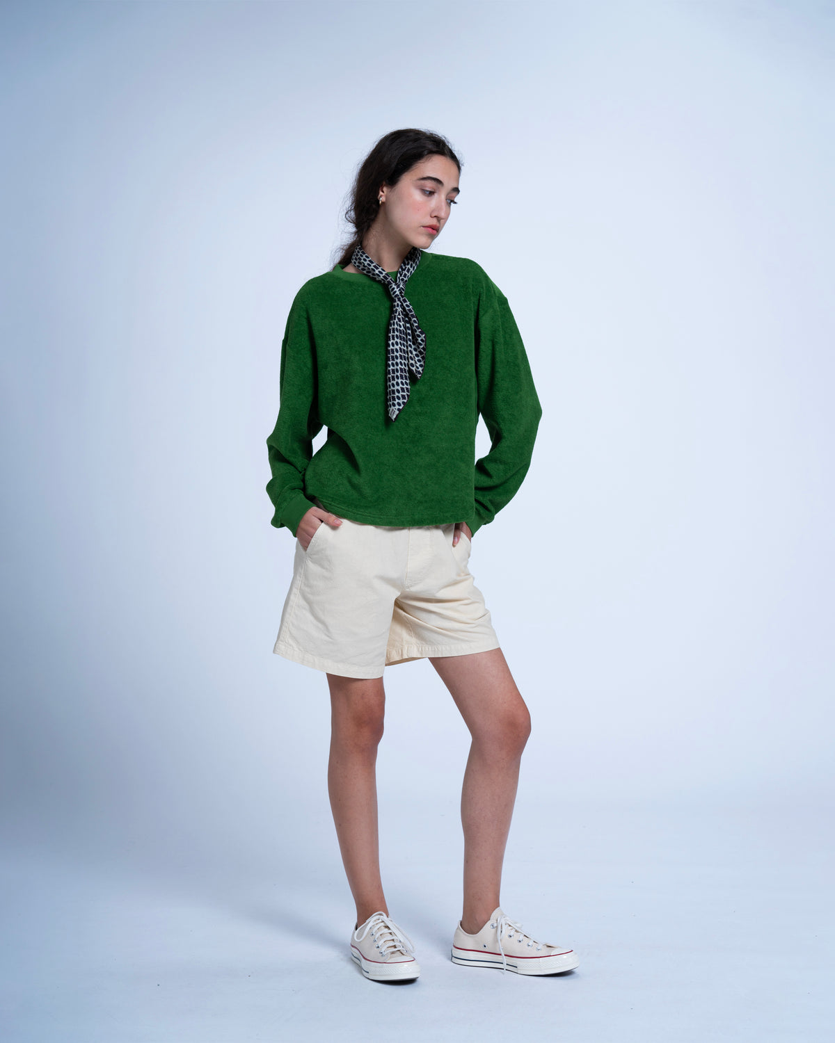 CIRCE STEM GREEN SWEATER