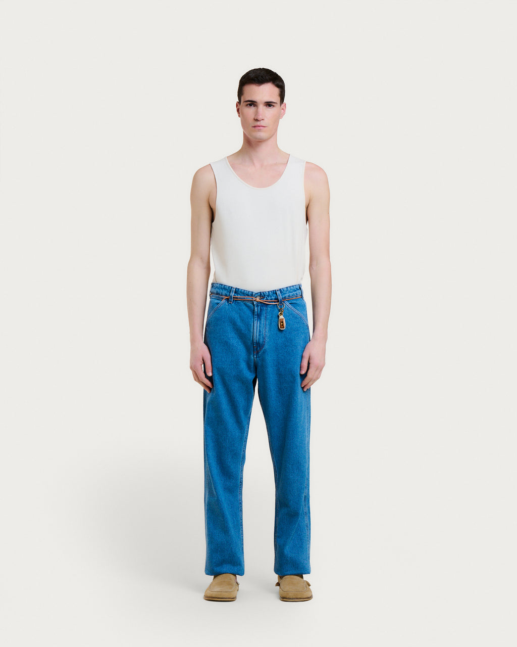 JABALI ALGO WIDE BLEACHED JEANS