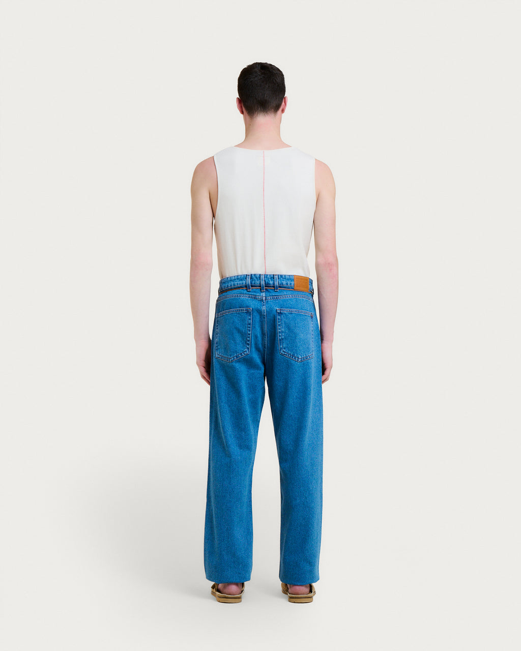 JABALI ALGO WIDE BLEACHED JEANS
