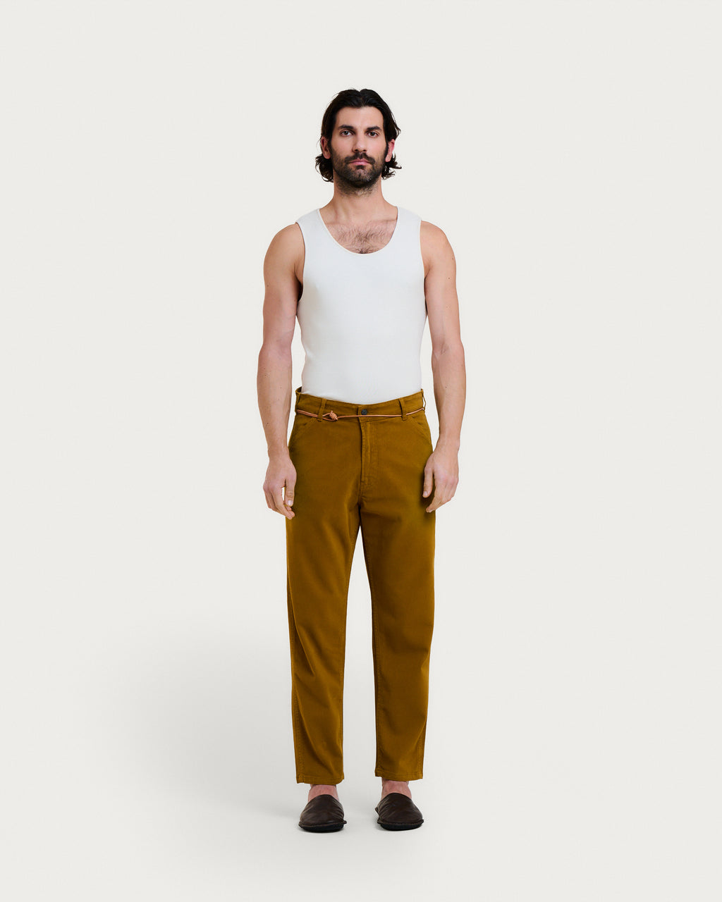 CARAMEL TWILL JABALI TROUSERS