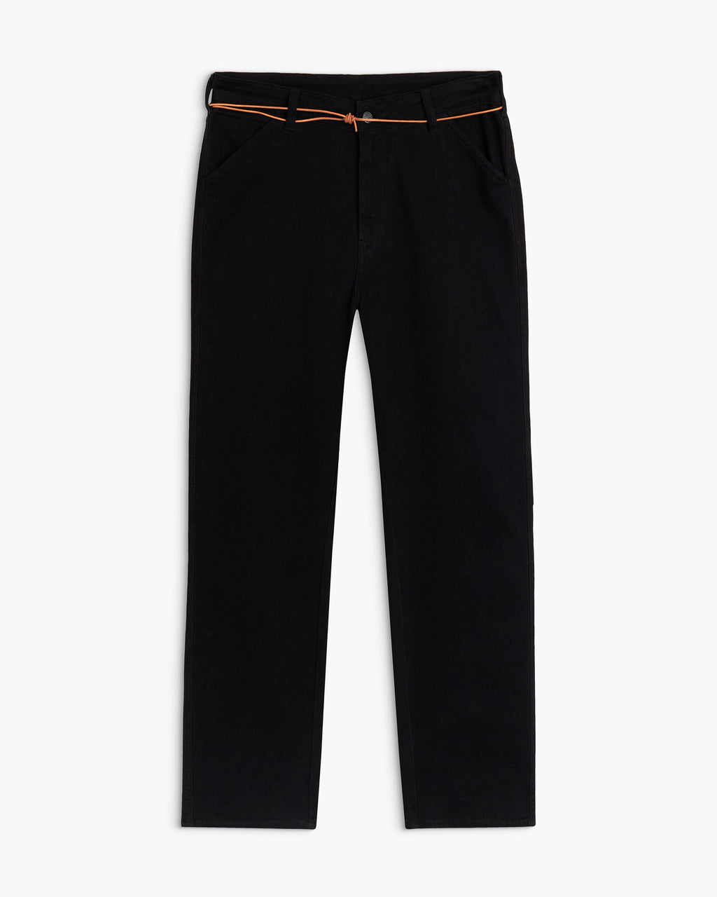 JABALI WIDE TWILL BLACK PANTS