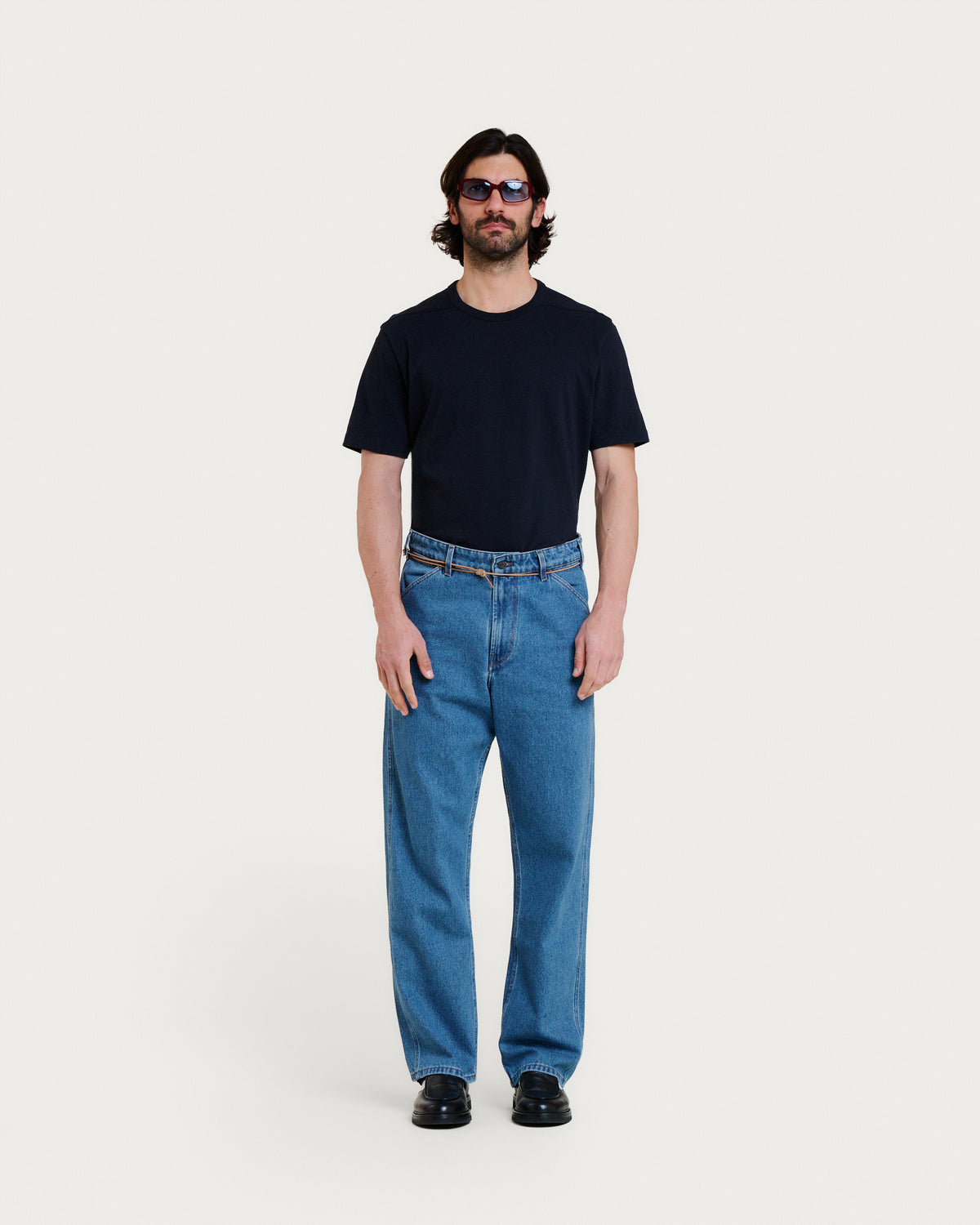 JABALI ALGO WIDE BLEACHED JEANS