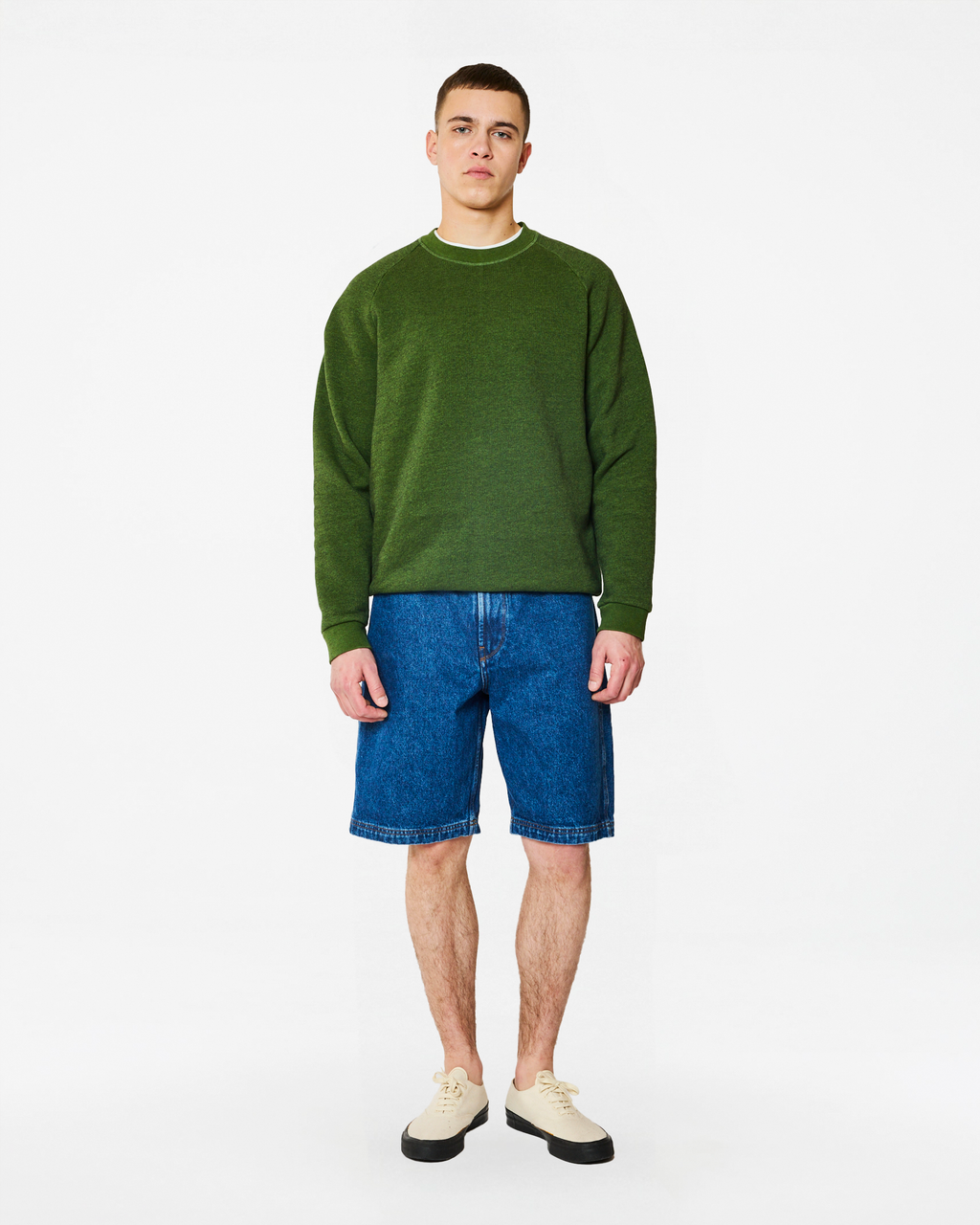 SWEATSHIRT TERRY BIG GREEN