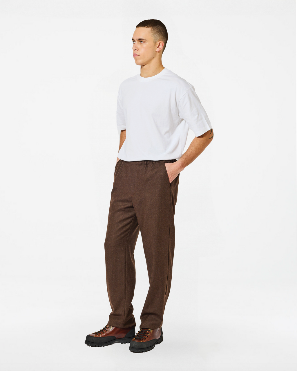 JACOB MARZ BROWN PANTS