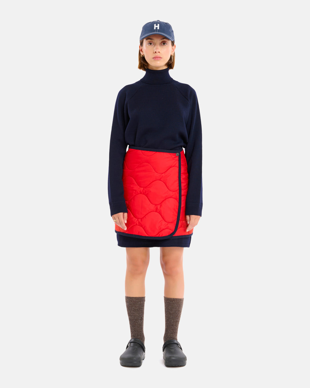 JADE SUPERLIGHT NAVY-RED SKIRT