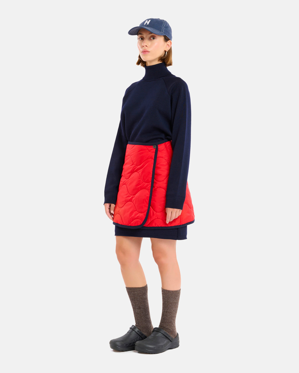 JADE SUPERLIGHT NAVY-RED SKIRT