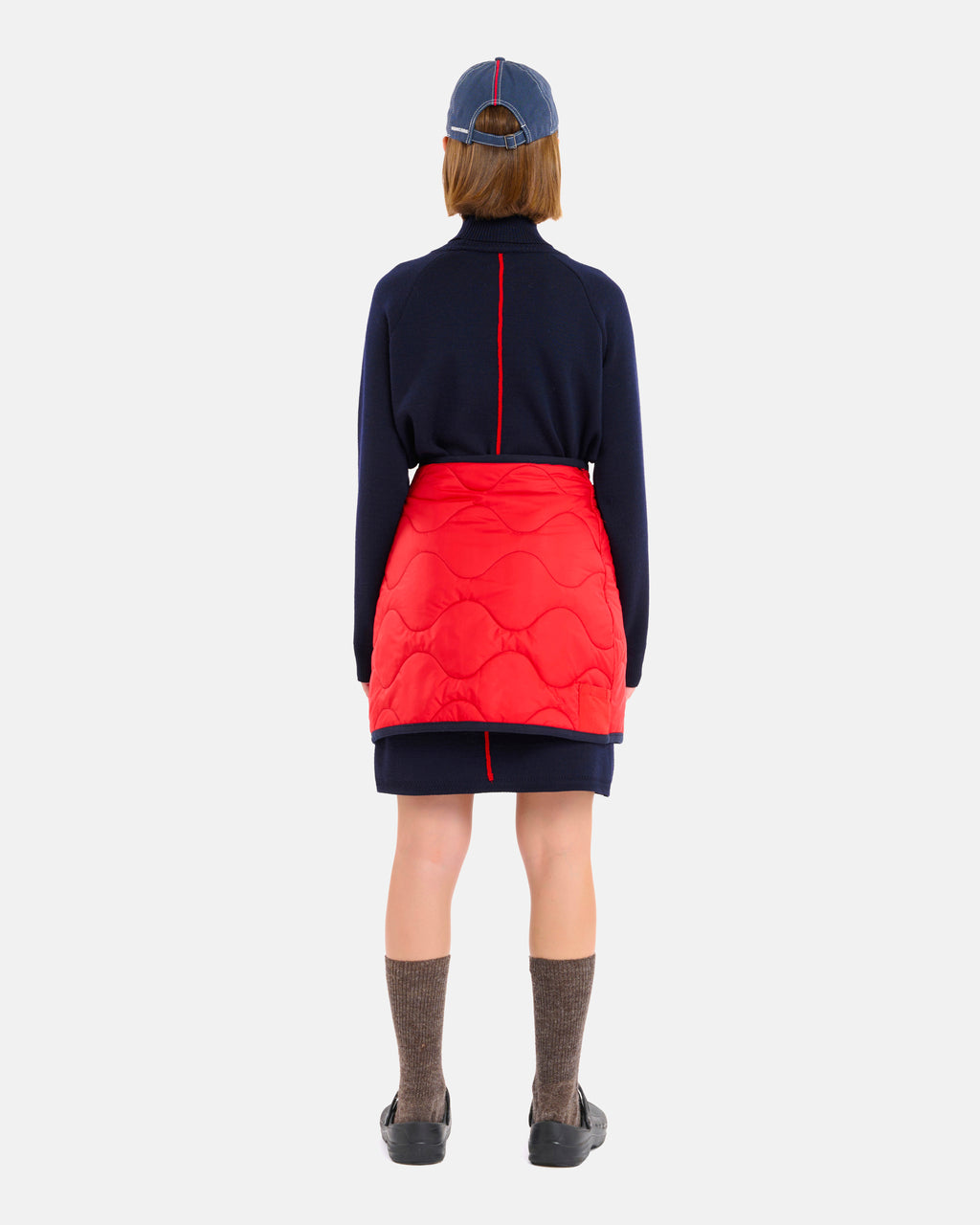 JADE SUPERLIGHT NAVY-RED SKIRT