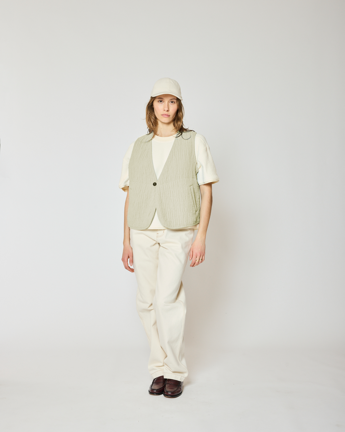 VESTE KAYLA QUILT SWAMP GREEN