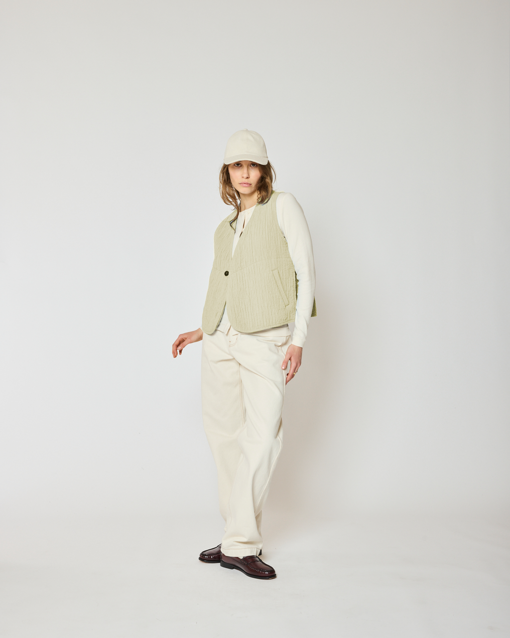 VESTE KAYLA QUILT SWAMP GREEN