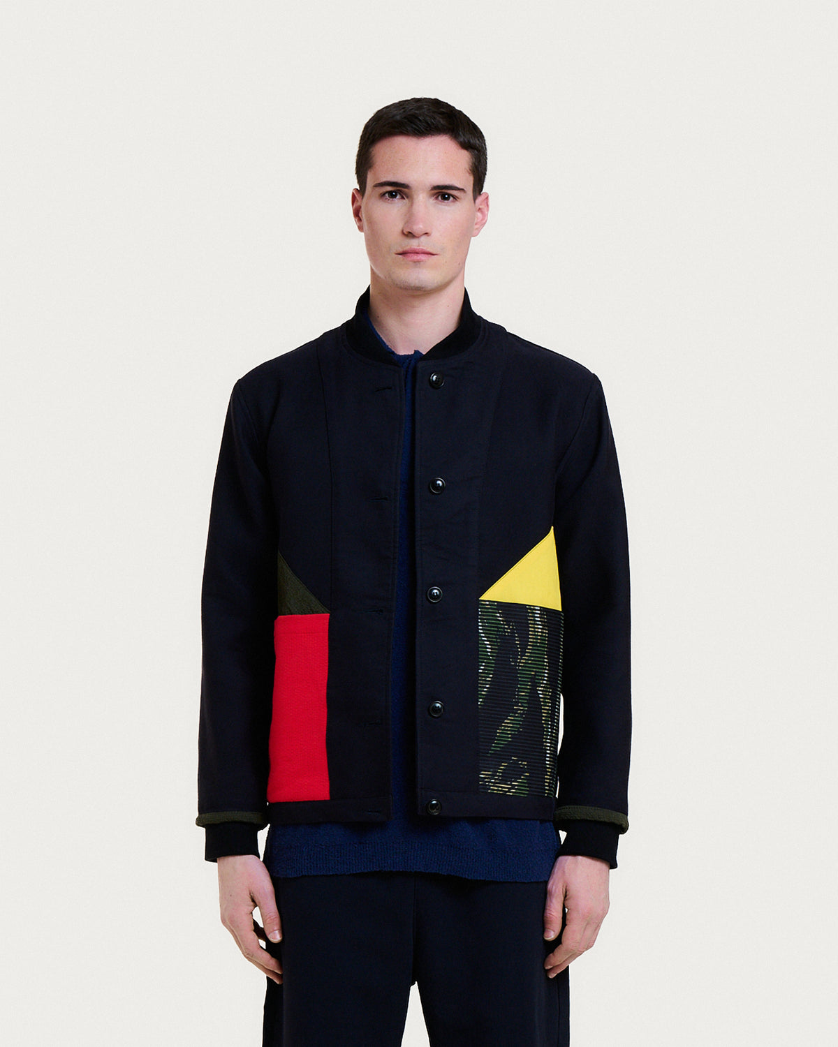 KETON SILK NAVY JACKET