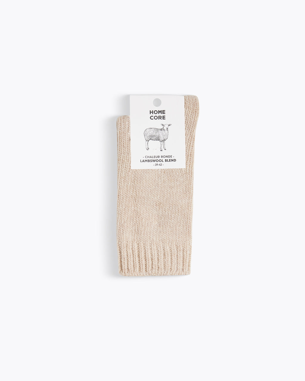 WOOL SOCKS - RUSTIC BEIGE