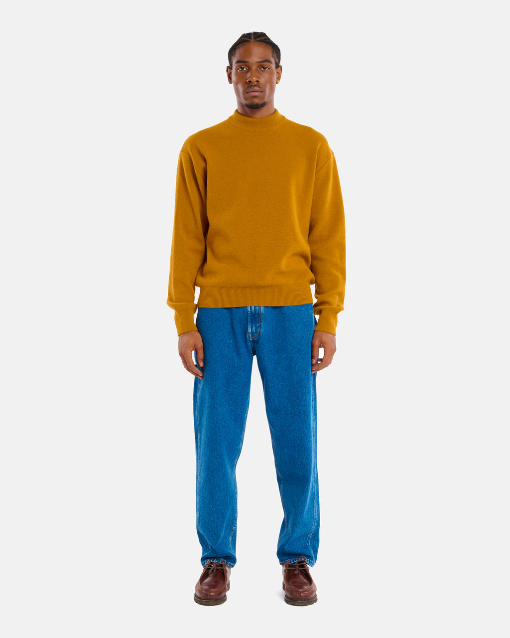 LIAM FUZZ COPPER BROWN SWEATER