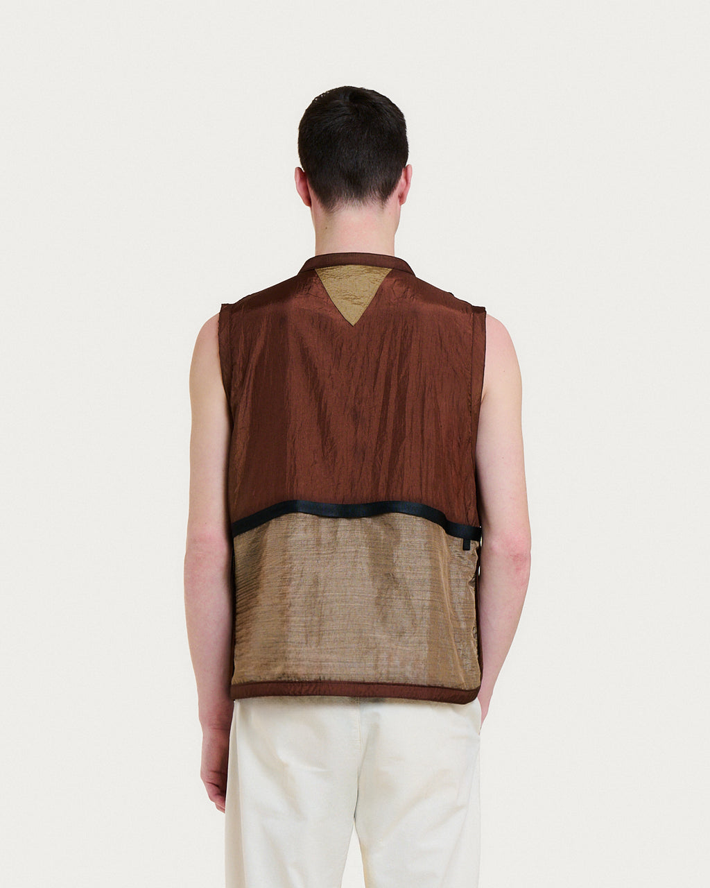 GILET LIGHT VEST BROWN MULTI