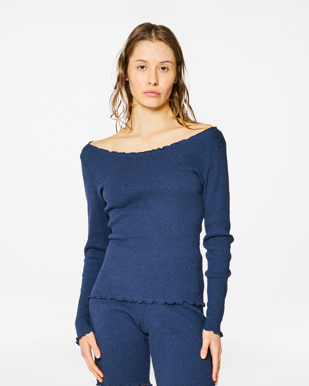 TOP LINA DENIM DARK BLUE