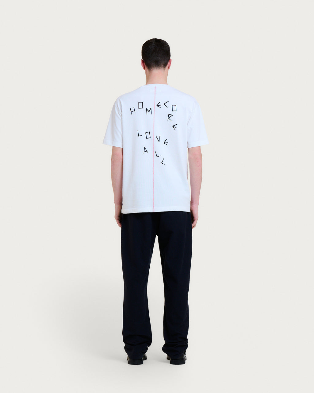 LOVE ALL TEE WHITE-RED T-SHIRT